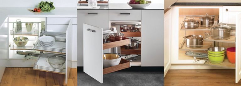 Clever Storage for Corners in Kitchens